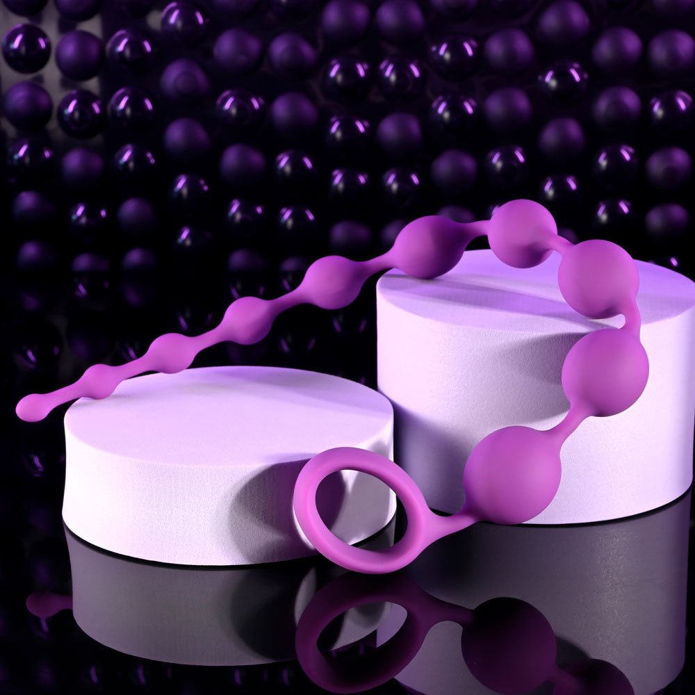 Selopa BEADED ADVENTURE - Purple 35.5 cm Anal Beads - ANAL TOYS - Mr and Mrs D's