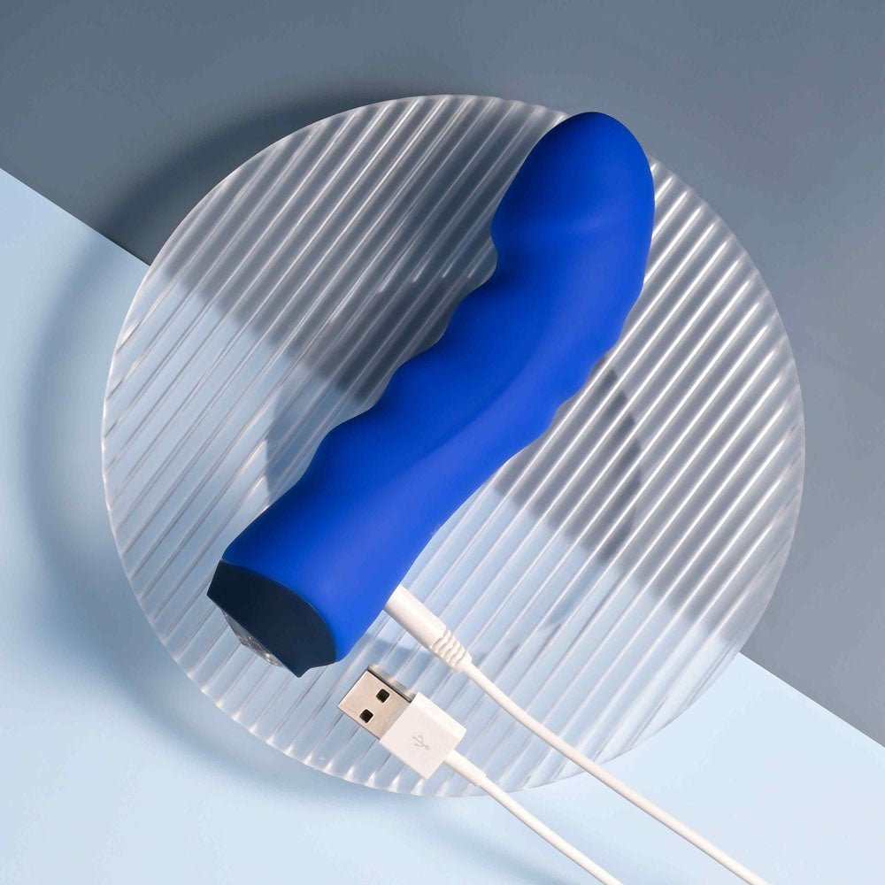 Selopa BLUE BANGER - Blue 13.6 cm USB Rechargeable Vibrator - VIBRATORS - Mr and Mrs D's