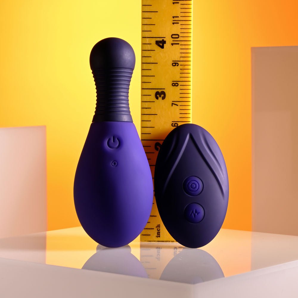 Selopa EGG ME ON - Purple 10 cm USB Rechargeable Egg with Wireless Remote - BULLETS & EGGS - Mr and Mrs D's