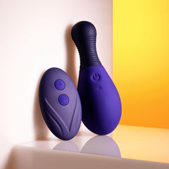 Selopa EGG ME ON - Purple 10 cm USB Rechargeable Egg with Wireless Remote - BULLETS & EGGS - Mr and Mrs D's