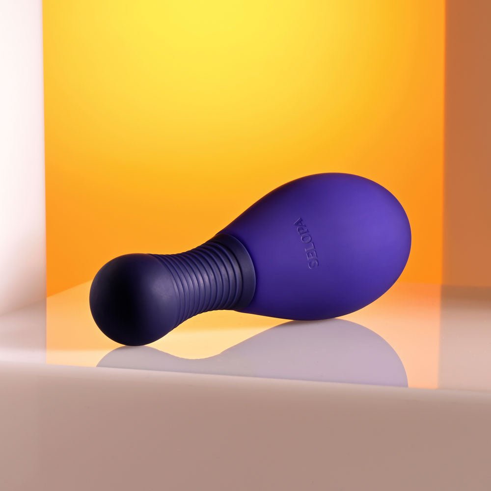 Selopa EGG ME ON - Purple 10 cm USB Rechargeable Egg with Wireless Remote - BULLETS & EGGS - Mr and Mrs D's