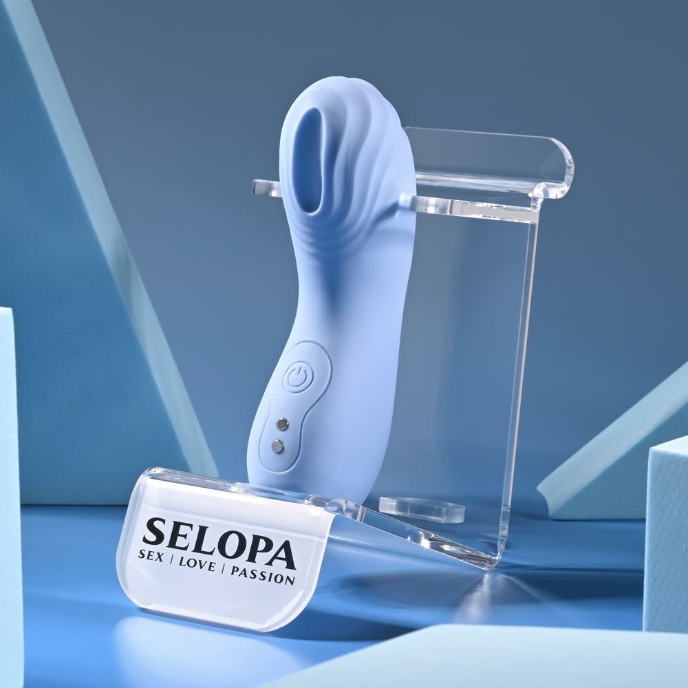 Selopa GOOD POINT - Purple USB Rechargeable Hollow Vibrating Finger Stimulator - Mr and Mrs D's
