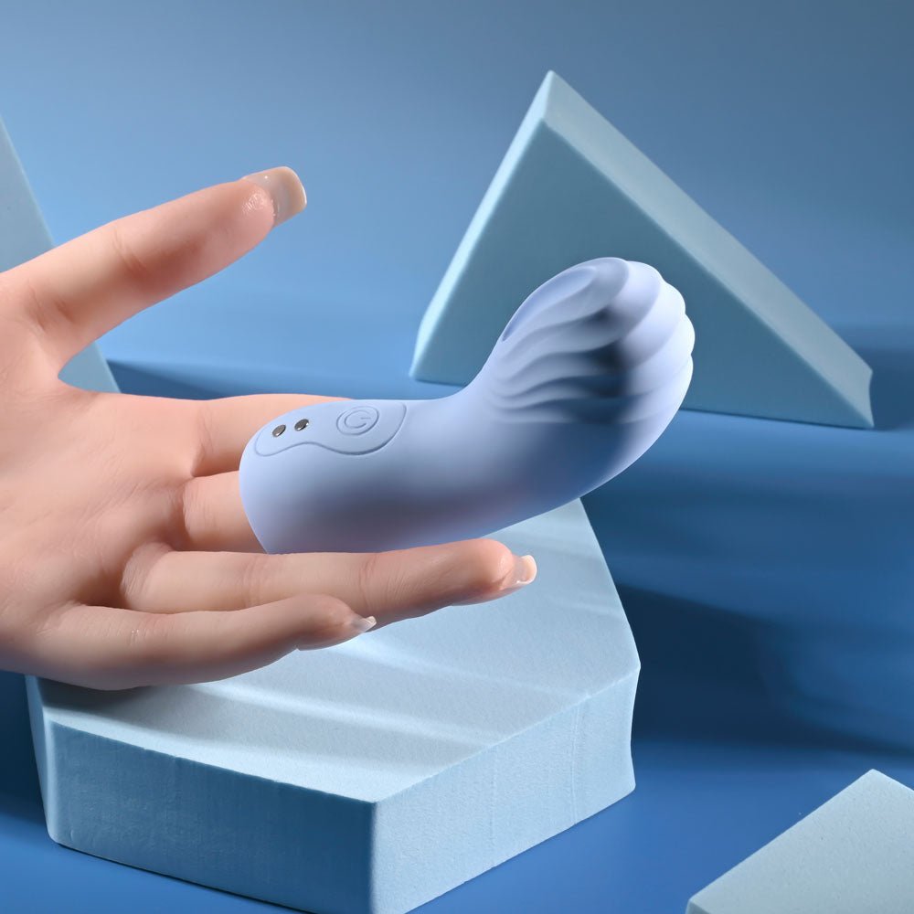 Selopa GOOD POINT - Purple USB Rechargeable Hollow Vibrating Finger Stimulator - Mr and Mrs D's