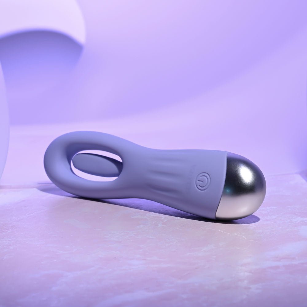 Selopa IN A FLAP - Purple 15 cm USB Rechargeable Flicking Stimulator - STIMULATORS - Mr and Mrs D's