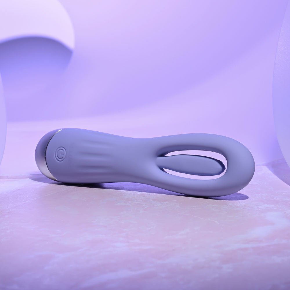 Selopa IN A FLAP - Purple 15 cm USB Rechargeable Flicking Stimulator - STIMULATORS - Mr and Mrs D's