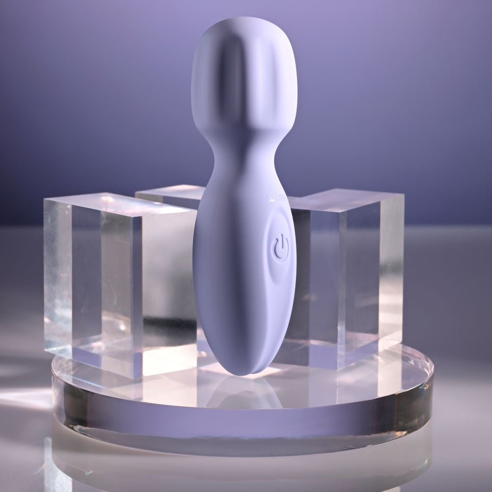 Selopa LIL' WAND - Purple 11 cm USB Rechargeable Massage Wand - Mr and Mrs D's