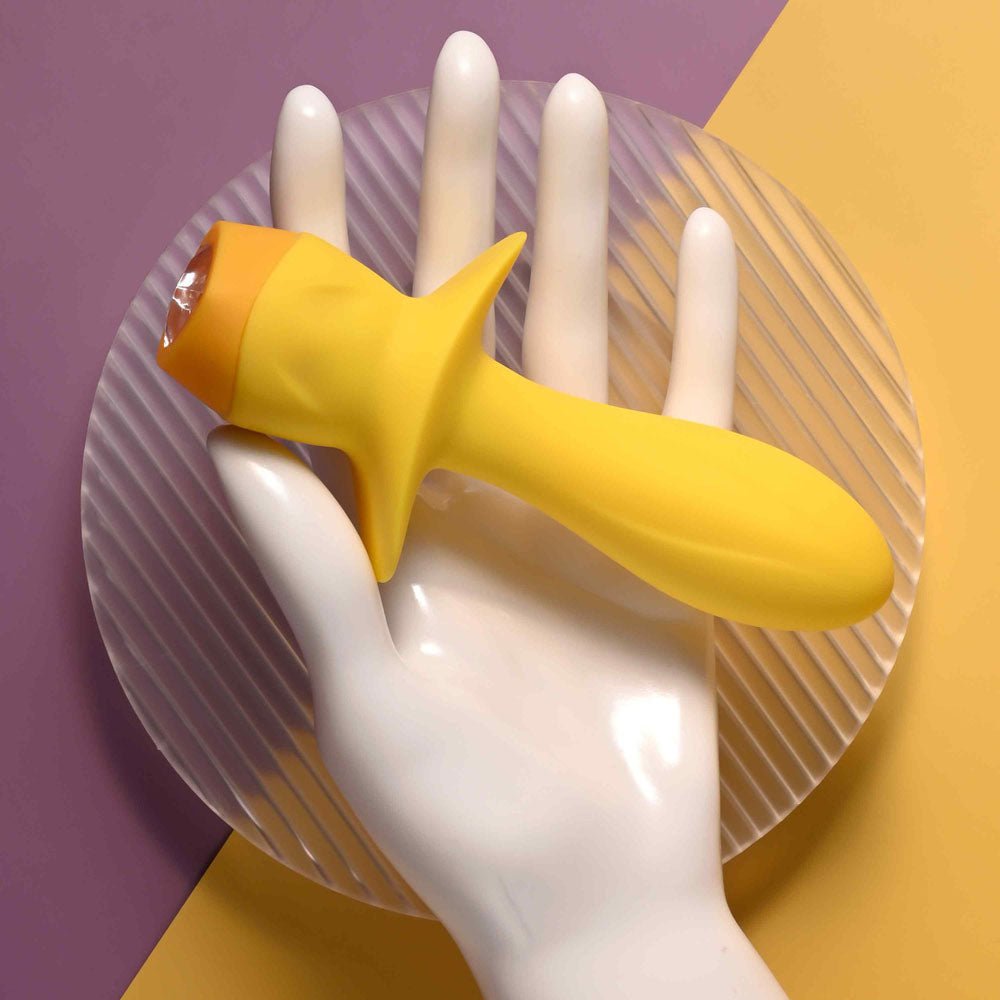Selopa MELLOW YELLOW Vibrating Butt Plug - ANAL TOYS - Mr and Mrs D's