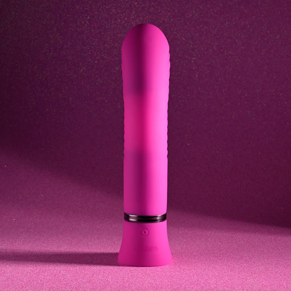 Selopa NEXT WAVE - Pink 16.4 cm USB Rechargeable Dual Vibrator - VIBRATORS - Mr and Mrs D's
