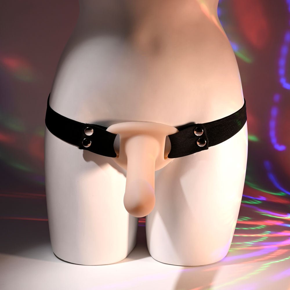 Selopa OUR FIRST HOLLOW STRAP ON LIGHT - Flesh 16.3 cm Hollow Strap - On - Mr and Mrs D's