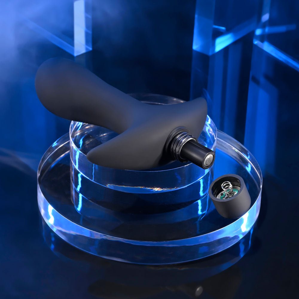 Selopa P - SPOT TRAINER - Black 12.7 cm Vibrating Prostate Massager - ANAL TOYS - Mr and Mrs D's