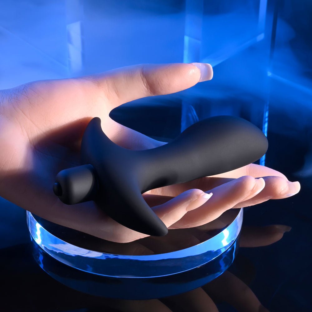 Selopa P - SPOT TRAINER - Black 12.7 cm Vibrating Prostate Massager - ANAL TOYS - Mr and Mrs D's