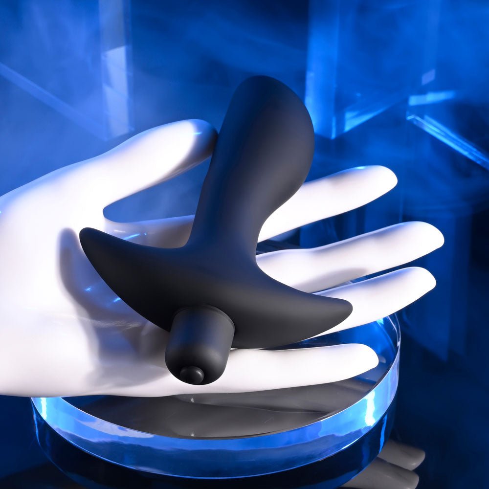 Selopa P - SPOT TRAINER - Black 12.7 cm Vibrating Prostate Massager - ANAL TOYS - Mr and Mrs D's