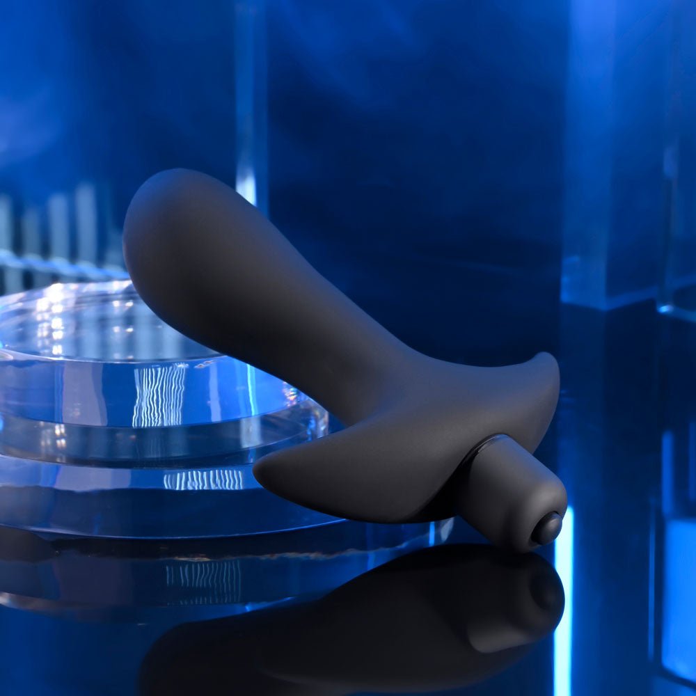 Selopa P - SPOT TRAINER - Black 12.7 cm Vibrating Prostate Massager - ANAL TOYS - Mr and Mrs D's