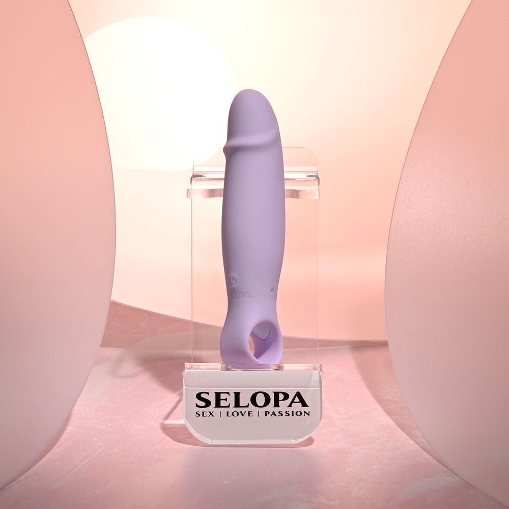 Selopa PETITE PECKER - Purple 11.7 cm USB Rechargeable Mini Vibrator - VIBRATORS - Mr and Mrs D's