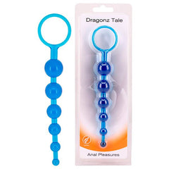 Seven Creations Dragonz Tale - Blue 20.5 cm Anal Beads - Mr and Mrs D's