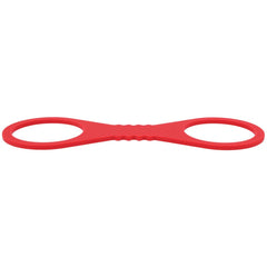 Sex & Mischief Amor Large Silicone Cuffs - Red Large Restraints - BONDAGE - TOYS - Mr and Mrs D's