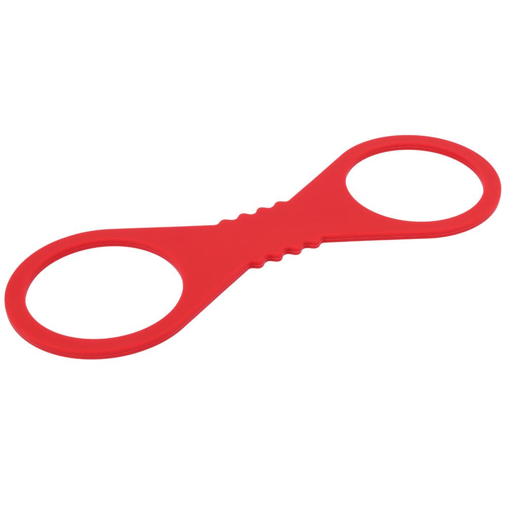 Sex & Mischief Amor Large Silicone Cuffs - Red Large Restraints - BONDAGE - TOYS - Mr and Mrs D's