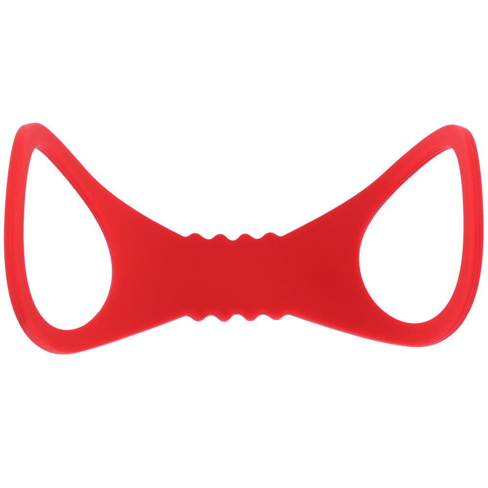 Sex & Mischief Amor Large Silicone Cuffs - Red Large Restraints - BONDAGE - TOYS - Mr and Mrs D's
