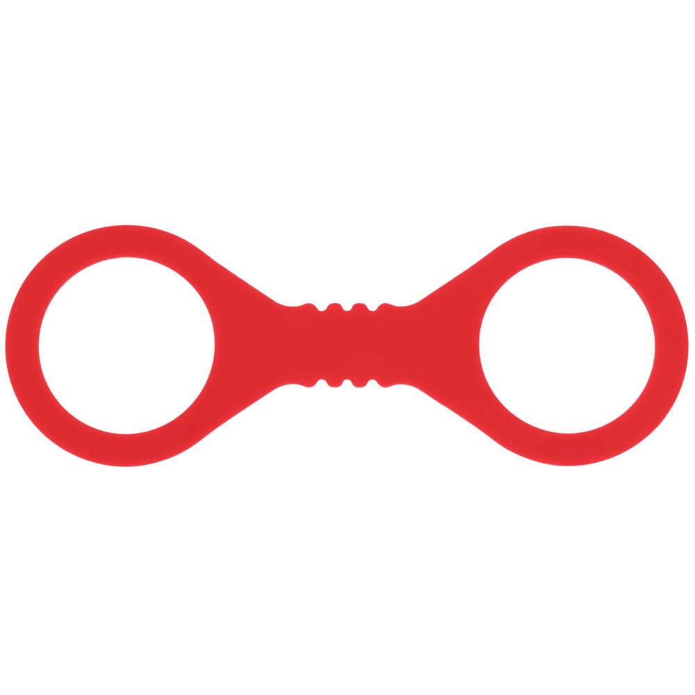 Sex & Mischief Amor Small Silicone Cuffs - Red Small Restraints - BONDAGE - TOYS - Mr and Mrs D's