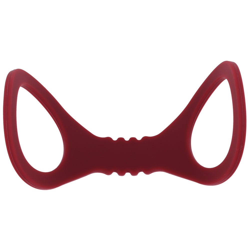 Sex & Mischief Enchanted Small Silicone Cuffs - Burgundy Small Restraints - BONDAGE - TOYS - Mr and Mrs D's