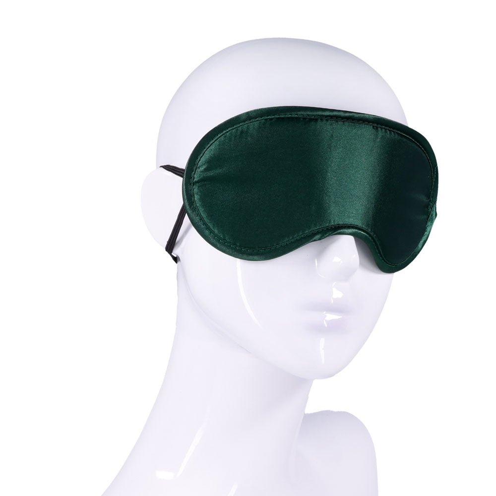 Sex & Mischief Indica Blindfold - Green Eye Mask - BONDAGE - TOYS - Mr and Mrs D's