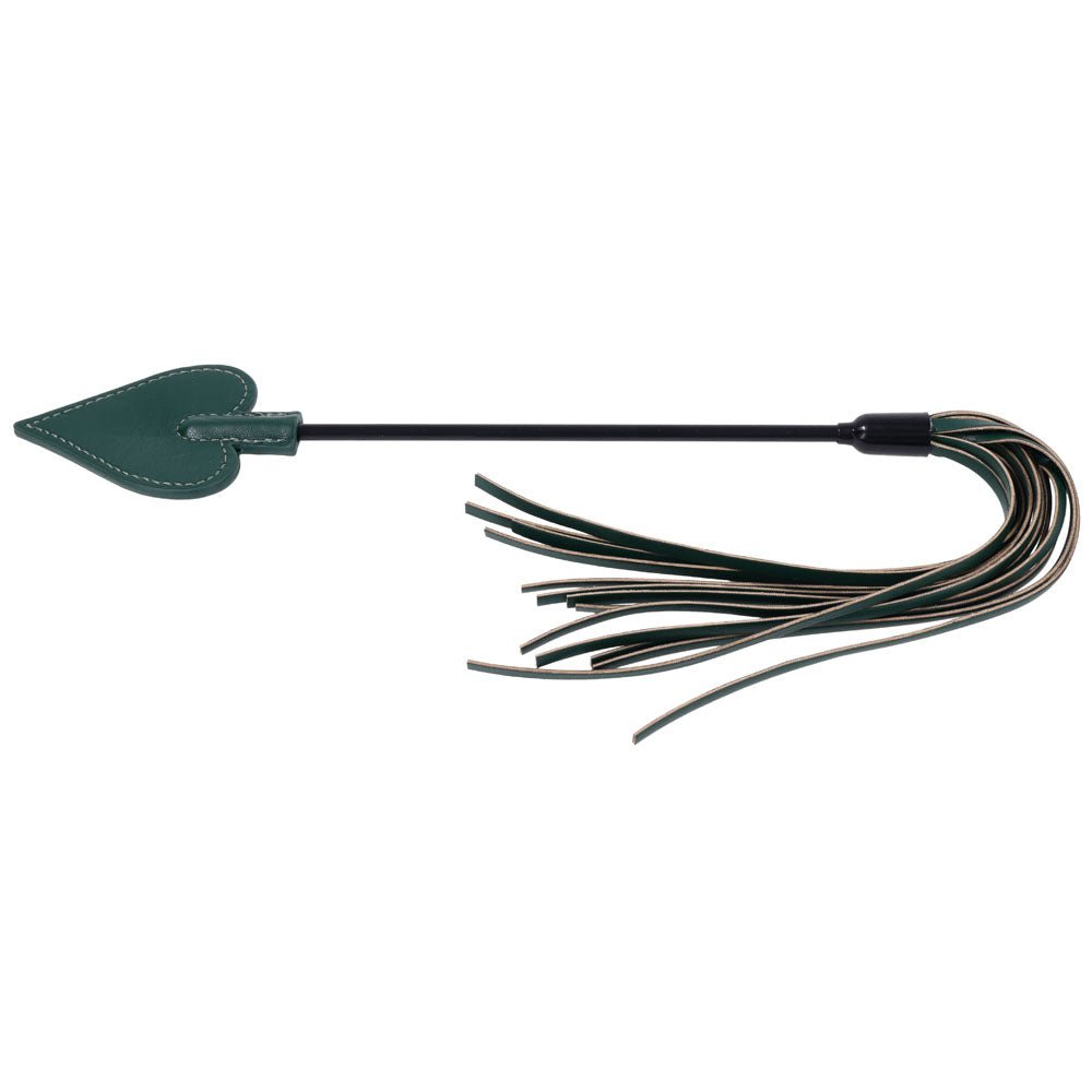 Sex & Mischief Indica Dual Impact Crop - Green Crop Whip - BONDAGE - TOYS - Mr and Mrs D's