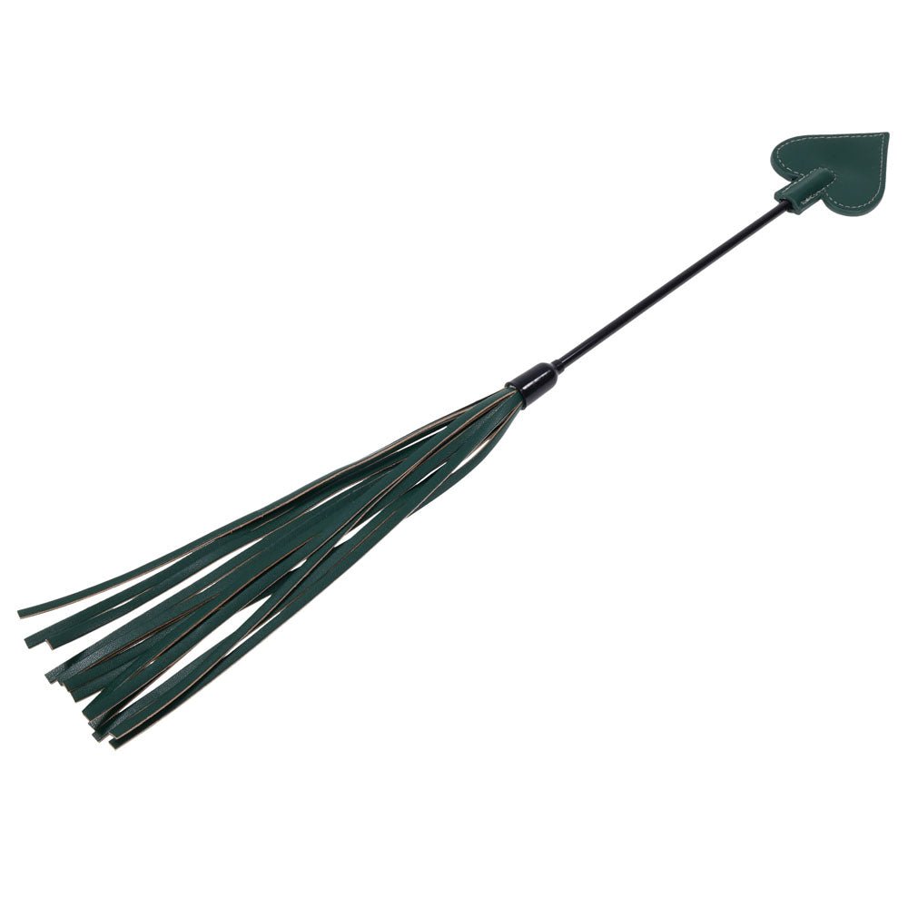 Sex & Mischief Indica Dual Impact Crop - Green Crop Whip - BONDAGE - TOYS - Mr and Mrs D's