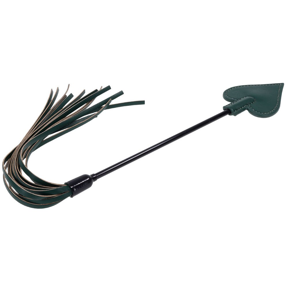 Sex & Mischief Indica Dual Impact Crop - Green Crop Whip - BONDAGE - TOYS - Mr and Mrs D's