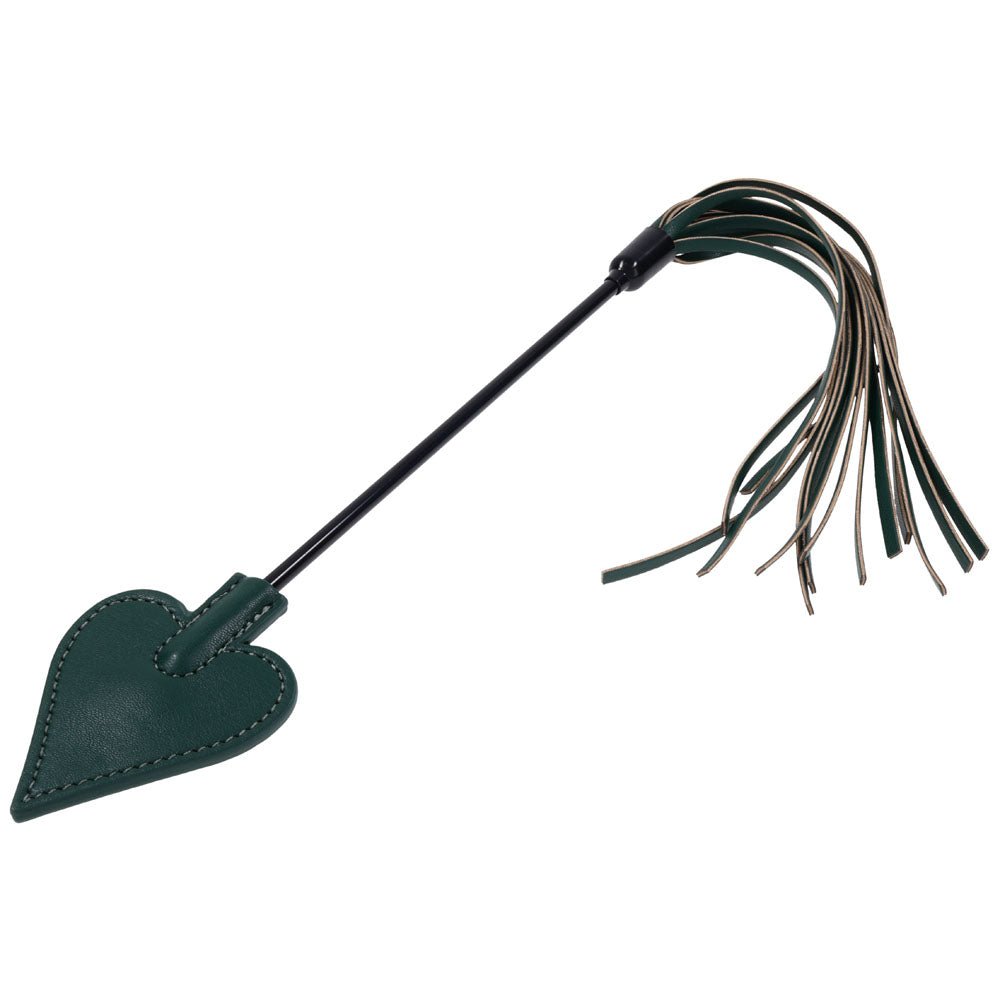 Sex & Mischief Indica Dual Impact Crop - Green Crop Whip - BONDAGE - TOYS - Mr and Mrs D's