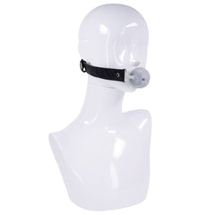Sex & Mischief Lace Silicone Breathable Ball Gag - Black/Grey Mouth Restraint - BONDAGE - TOYS - Mr and Mrs D's