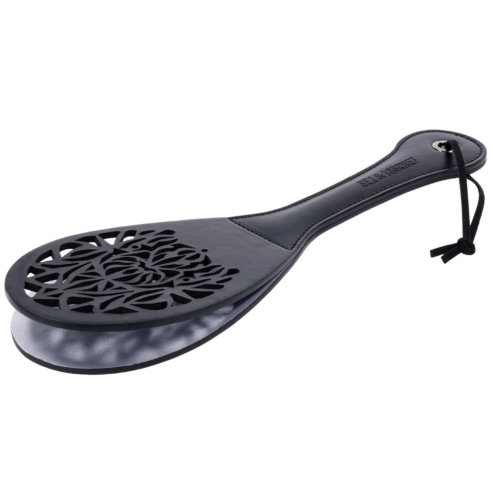 Sex & Mischief Lace Spanker - Black Spanking Paddle - BONDAGE - TOYS - Mr and Mrs D's