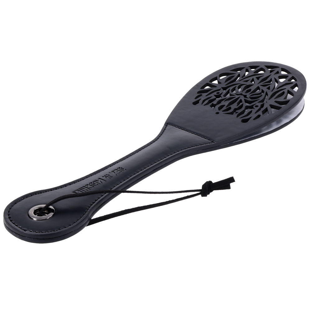 Sex & Mischief Lace Spanker - Black Spanking Paddle - BONDAGE - TOYS - Mr and Mrs D's