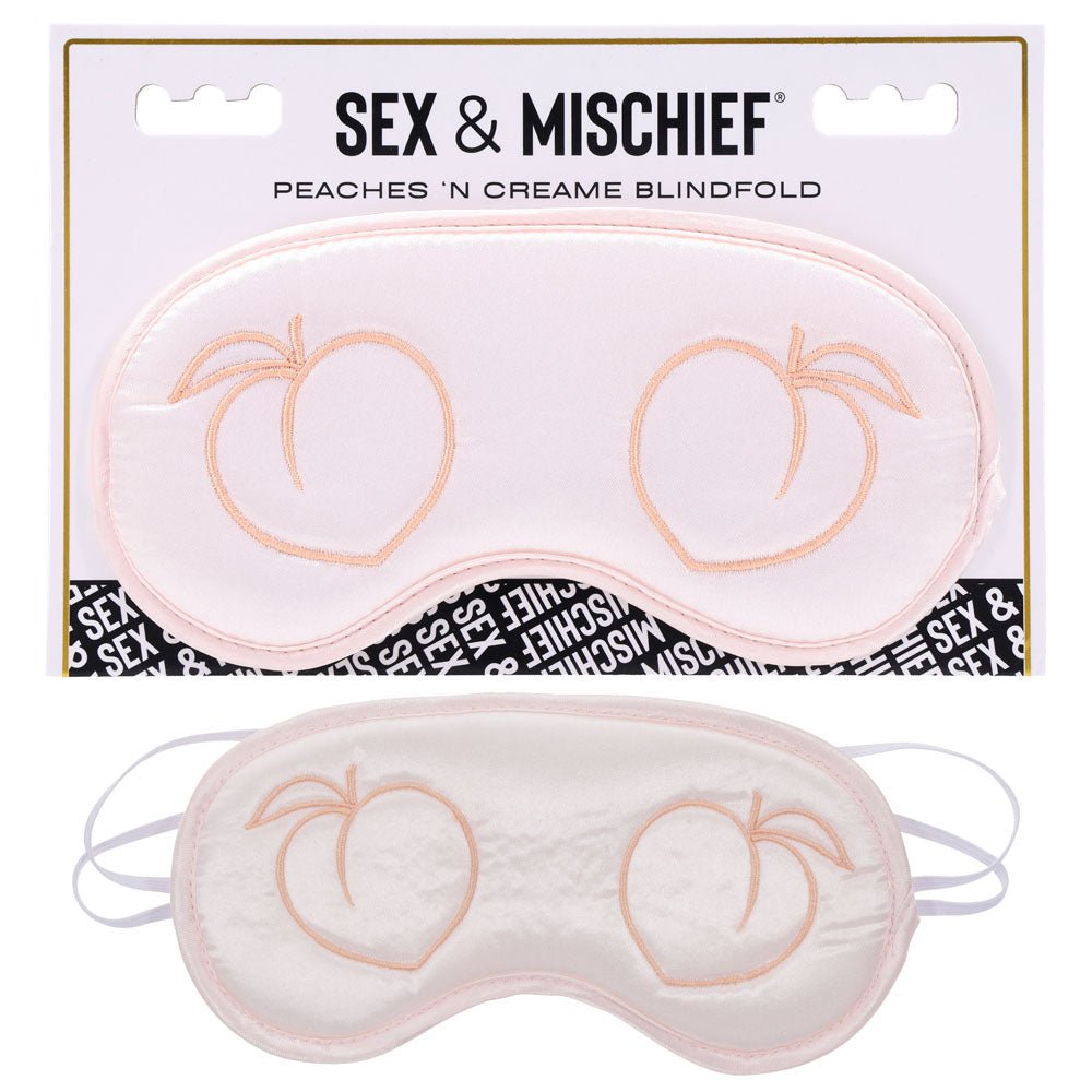 Sex & Mischief Peaches n CreaMe Blindfold - Mr and Mrs D's