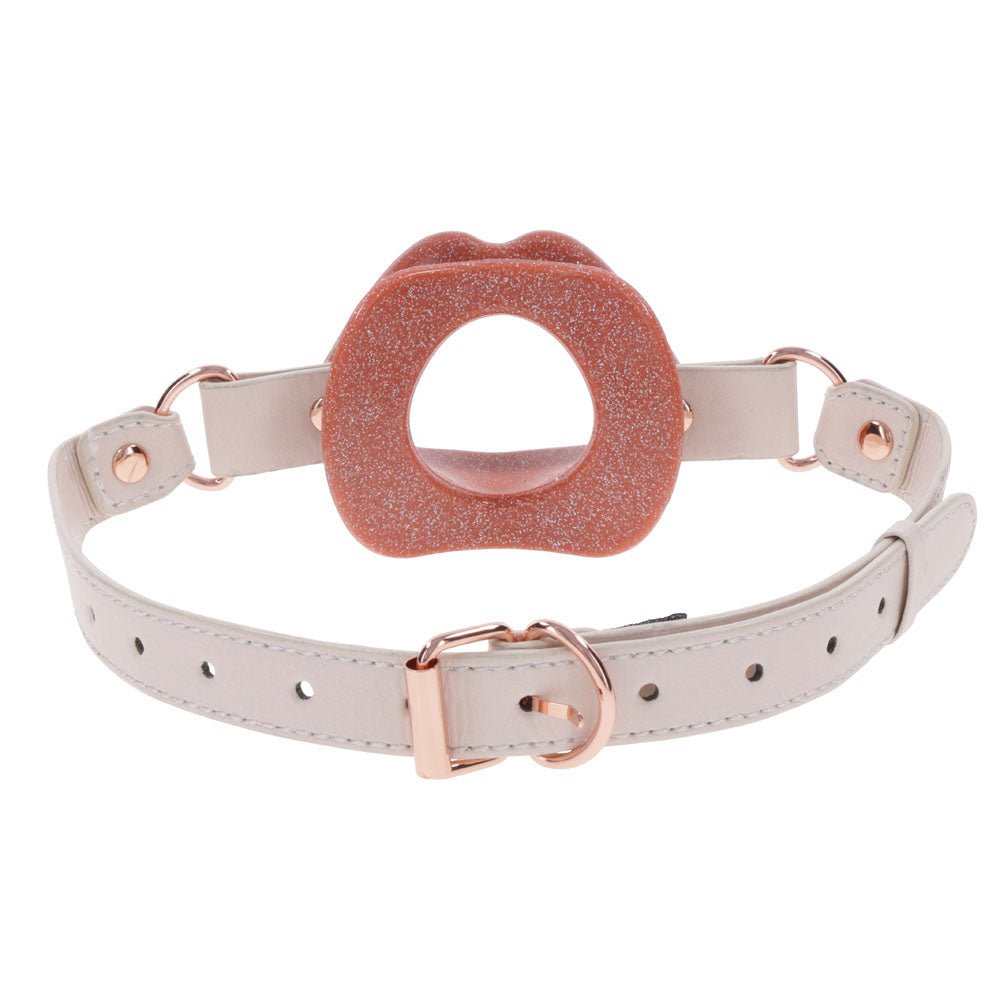 Sex & Mischief Peaches n CreaMe Silicone Lips Gag - BONDAGE - TOYS - Mr and Mrs D's
