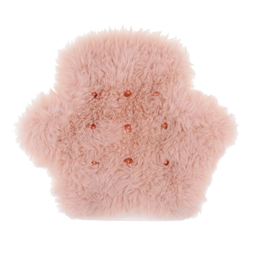 Sex & Mischief Peaches n CreaMe Spiked Sensory Glove - Peach Furry Glove with Metal Spikes - BONDAGE - TOYS - Mr and Mrs D's