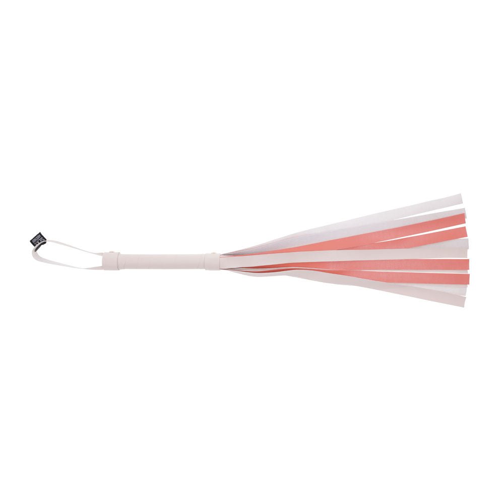 Sex & Mischief Peaches n CreaMe Stripe Flogger - Peach 80 cm Flogger Whip - BONDAGE - TOYS - Mr and Mrs D's
