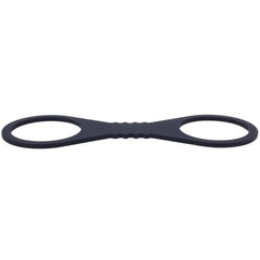 Sex & Mischief Shadow Large Silicone Cuffs - Black Large Restraints - BONDAGE - TOYS - Mr and Mrs D's