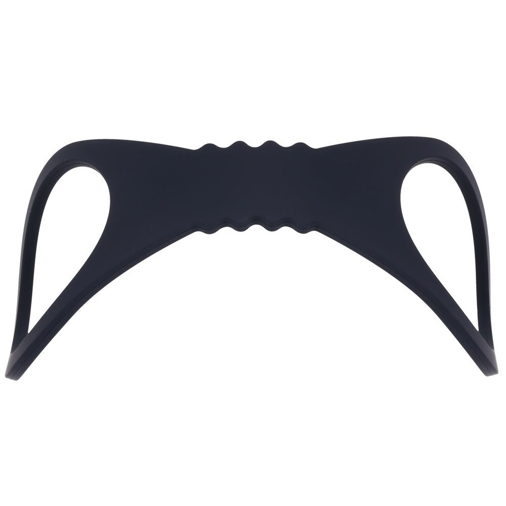 Sex & Mischief Shadow Large Silicone Cuffs - Black Large Restraints - BONDAGE - TOYS - Mr and Mrs D's