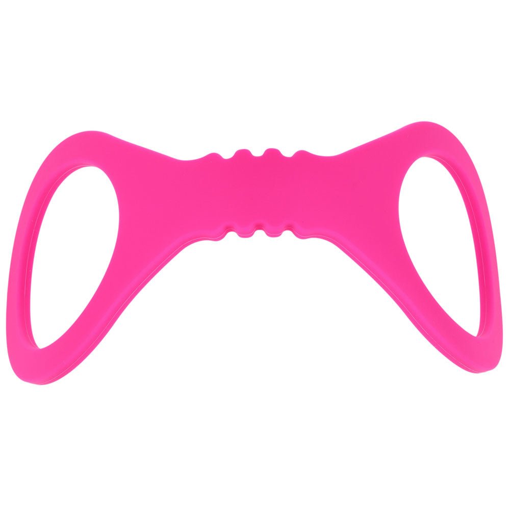 Sex & Mischief Small Hot Pink Silicone Cuffs - Hot Pink Small Restraints - BONDAGE - TOYS - Mr and Mrs D's