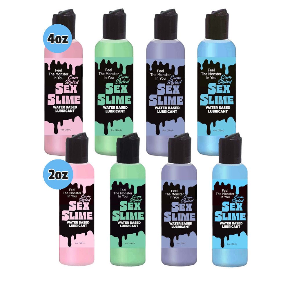 Sex Slime Cum Style Creature Green Water Based Lubricant - 60 ml Bottle - Mr and Mrs D's
