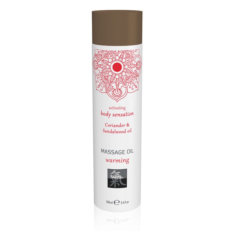 SHIATSU Massage Oil - Warming - Coriander & Sandalwood Scented - 100 ml - Mr and Mrs D's