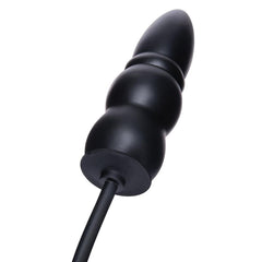 Size Up 5.5 Inch Ripple Inflatable Butt Plug - Black 15.2 cm - ANAL TOYS - Mr and Mrs D's