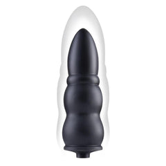 Size Up 5.5 Inch Ripple Inflatable Butt Plug - Black 15.2 cm - ANAL TOYS - Mr and Mrs D's