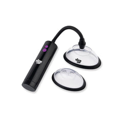 Size Up Rechargeable Power Plumper Pussy Pump - Clear USB Rechargeable Vagina Pump with Interchangeable Chambers - PUMPS - Mr and Mrs D's