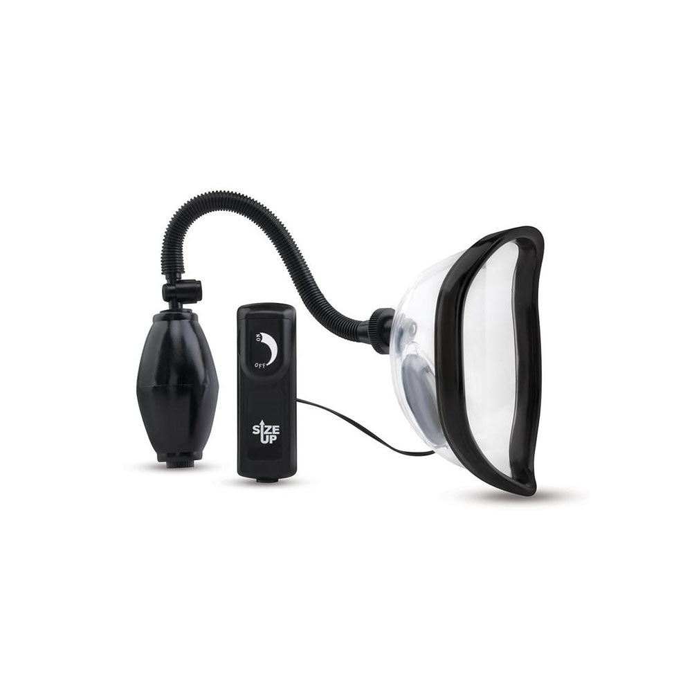 Size Up Vibrating Pussy Pump - Clear Vagina Pump - PUMPS - Mr and Mrs D's