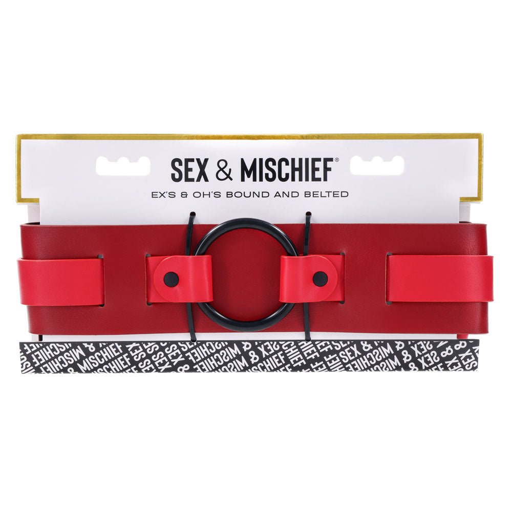 S&M Exs & Ohs Bound and Belted - BONDAGE - TOYS - Mr and Mrs D's