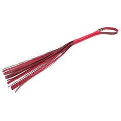 S&M Exs & Ohs Crystal Flogger - Red Flogger Whip - BONDAGE - TOYS - Mr and Mrs D's
