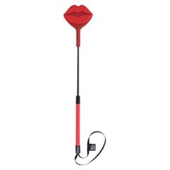 S&M Exs & Ohs Kiss Crop - Red Silicone Tipped Crop Whip - BONDAGE - TOYS - Mr and Mrs D's