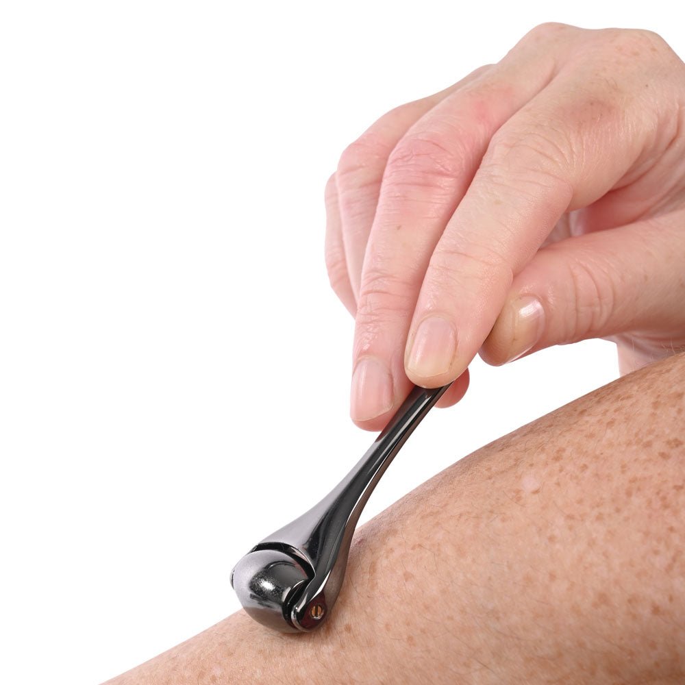 S&M Exs & Ohs Temperature Play Sensory Roller - Gunmetal Roller - BONDAGE - TOYS - Mr and Mrs D's