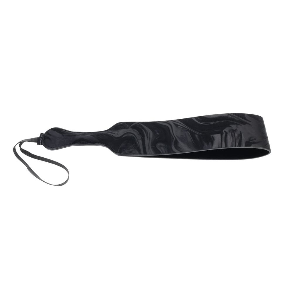 SPORTSHEETS Velvet Noir Loop Paddle - Black 42 cm Paddle - Mr and Mrs D's